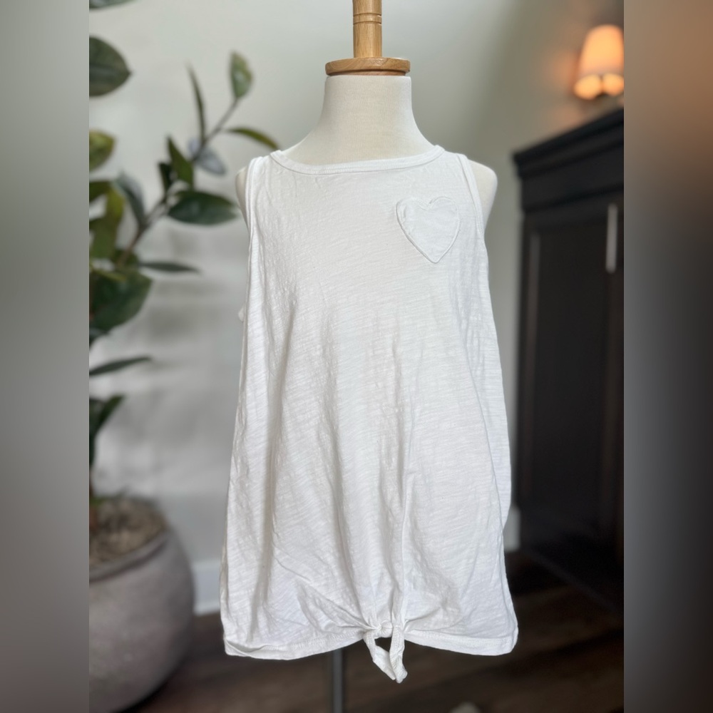 Carter's White Kid's Tank Top Girls Size 12